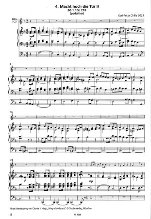 Preview: Macht hoch die Tür Flöte & Orgel